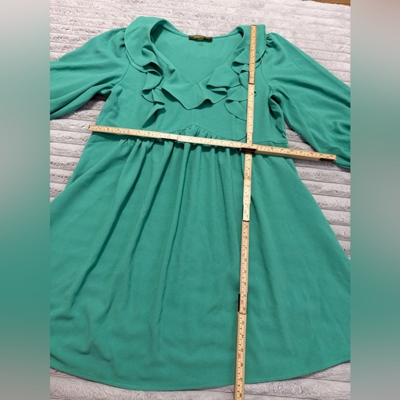 Melonie T Women’s Ruffle Front Dress - Picture 8 of 8